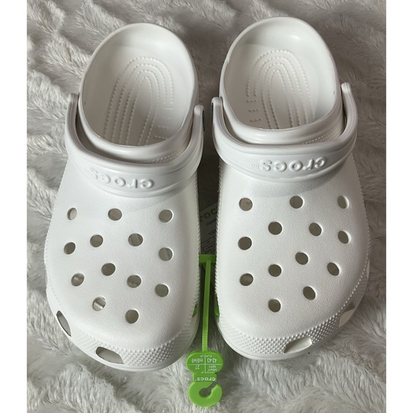 CROCS Other - Crocs Classic Clog  White Mens Size 9 Womens Size 11 Slip On Comfort Lightweight